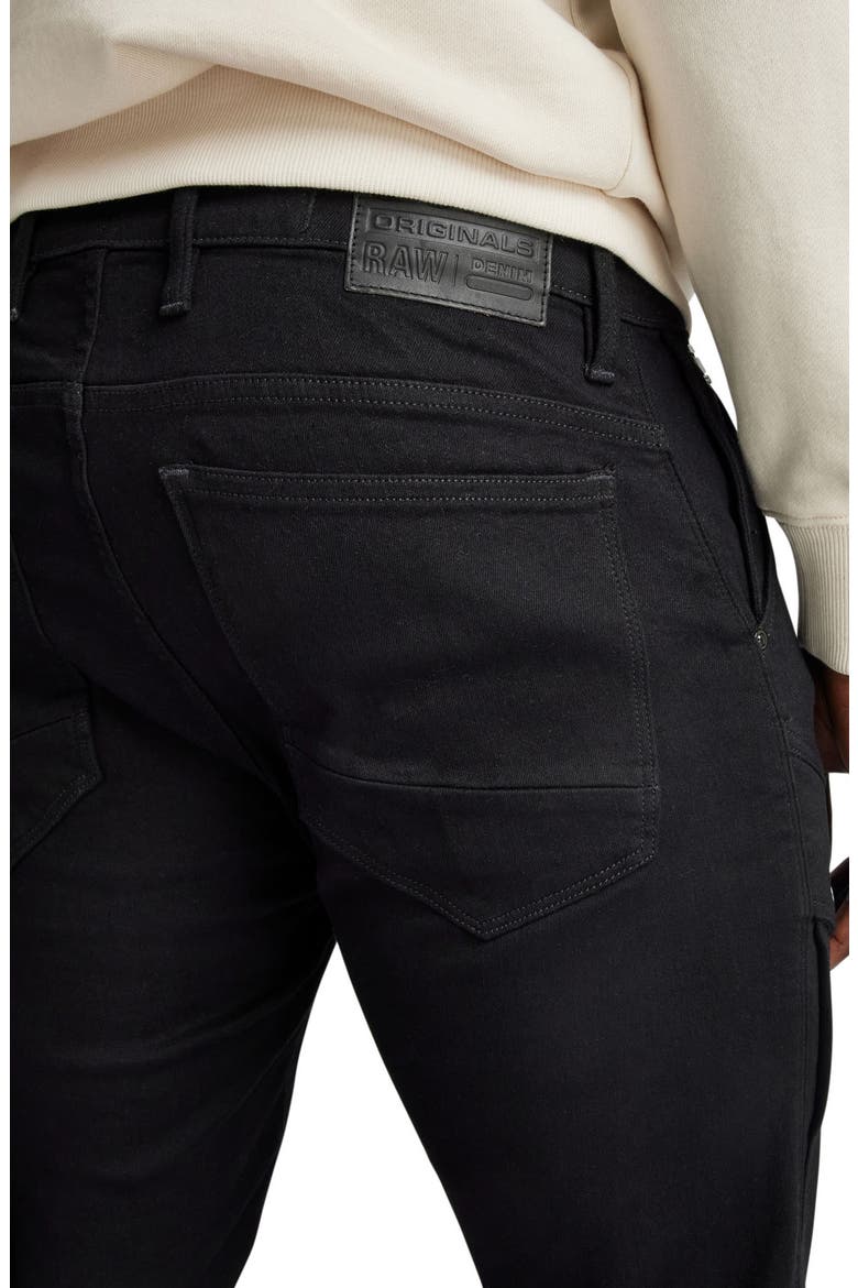 Airblaze 3D Skinny Jeans, Alternate, color, PITCH BLACK