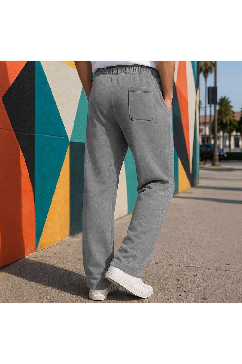 Astronaut Midweight Fleece Relaxed Track Pants, Alternate, color, Athletic Heather