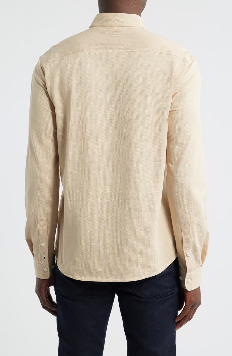 BOSS Roan Button-Up Shirt, Alternate, color, Open Beige