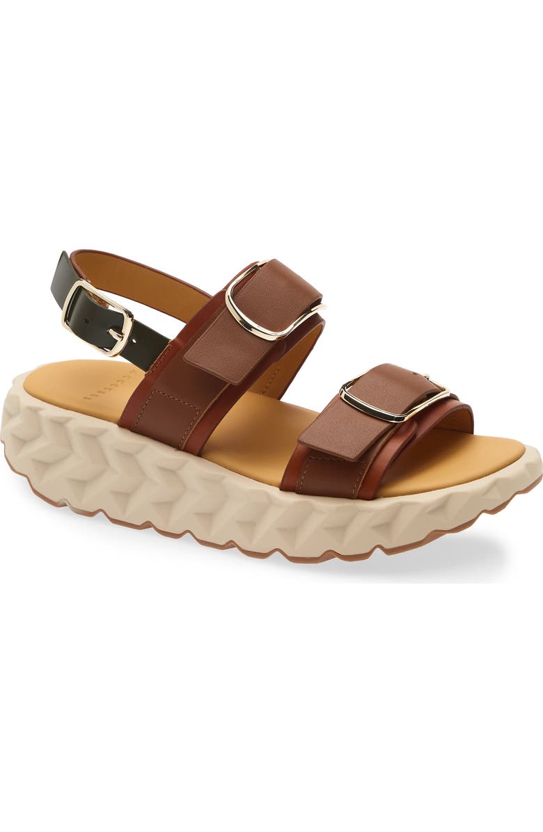 4CCCCEES Jabara Slingback Platform Sandal, Main, color, Brown