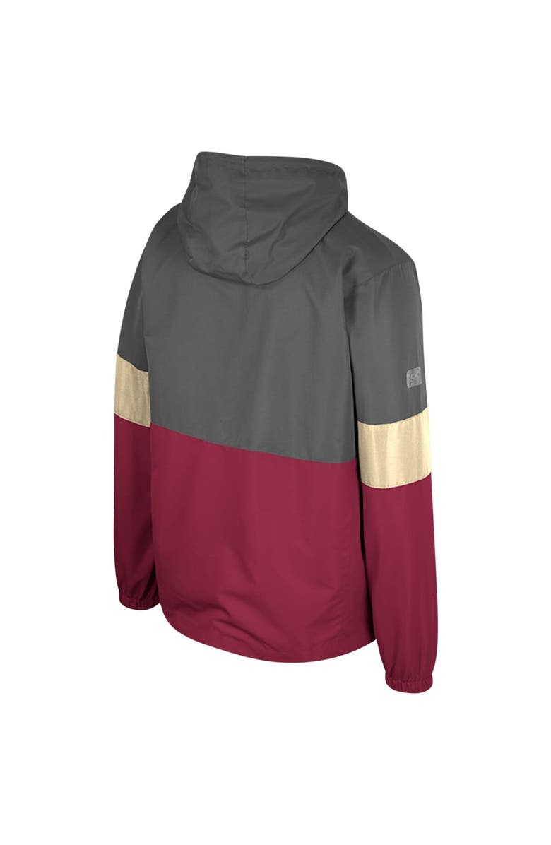 COLOSSEUM Men's Colosseum Charcoal Boston College Eagles Miles Full-Zip Hoodie Jacket, Alternate, color, Charcoal