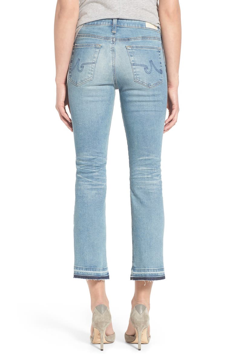 'Jodi' Released Hem Crop Slim Flare Jeans, Alternate, color, 18 YEAR SUNBEAM FLARE