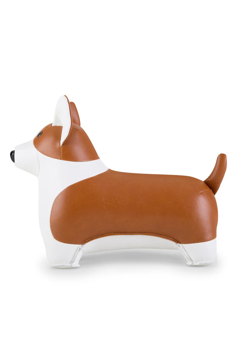 Zuny Corgi Bookend, Alternate, color, Tan White