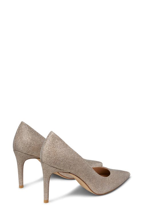 Stuart Weitzman Stuart Metallic Classic Pumps In Poudre