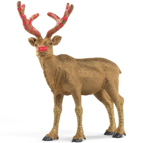 Wild Life, Golden Anniversary Reindeer, 4.6 Inch Figurine, Play Toy