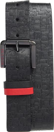 Logo Buckle Reversible Belt