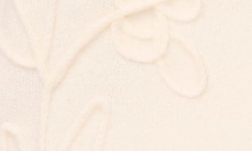 Cece Flower Embellished Cardigan In Yellow