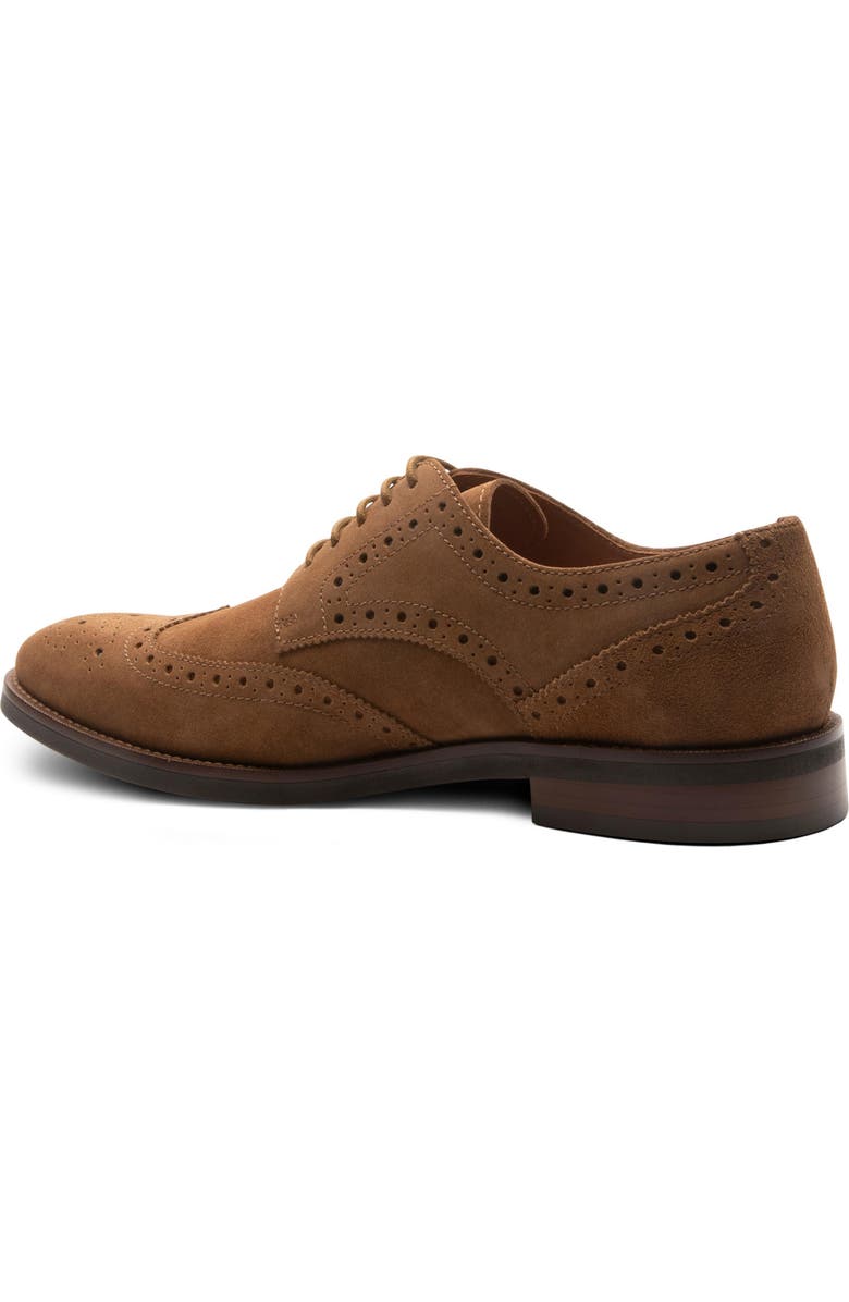 Gordon Rush Concord Wingtip Derby, Alternate, color, Tan Suede