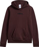 adidas Kids' Essential Linear Logo Embroidered Fleece Hoodie