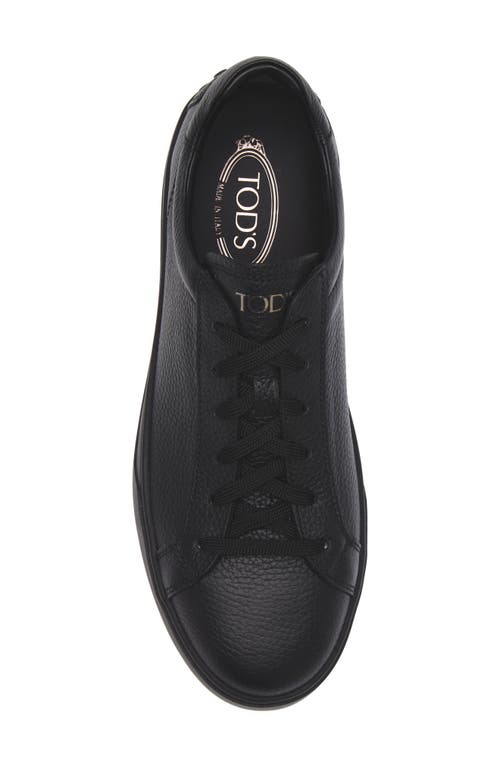 Tod's Cassetta Low Top Sneaker In Black
