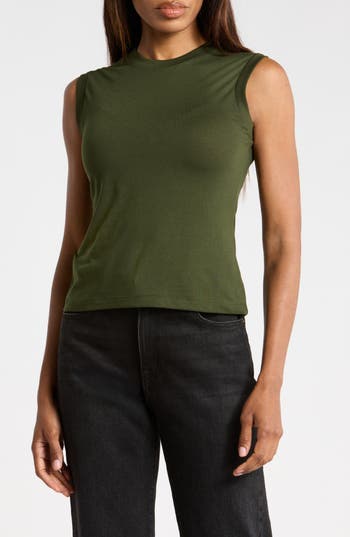 AllSaints Imogen Tank in Rifle Green at Nordstrom Rack, Size X-Small