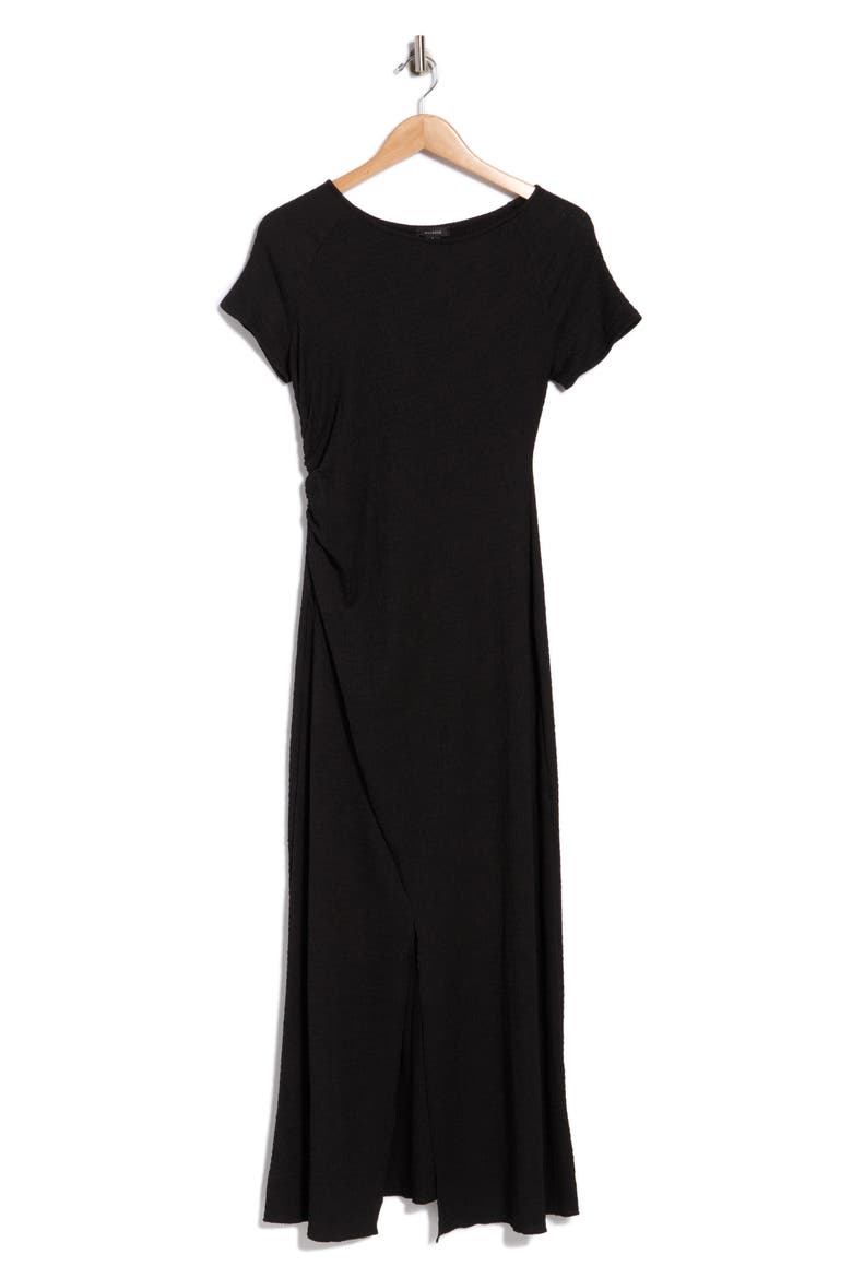 Smocked Day Dress, Alternate, color, RICH BLACK