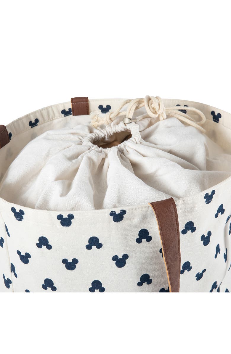Picnic Time x Disney<sup>®</sup> Mickey Mouse Coronado Basket Tote, Alternate, color, Beige