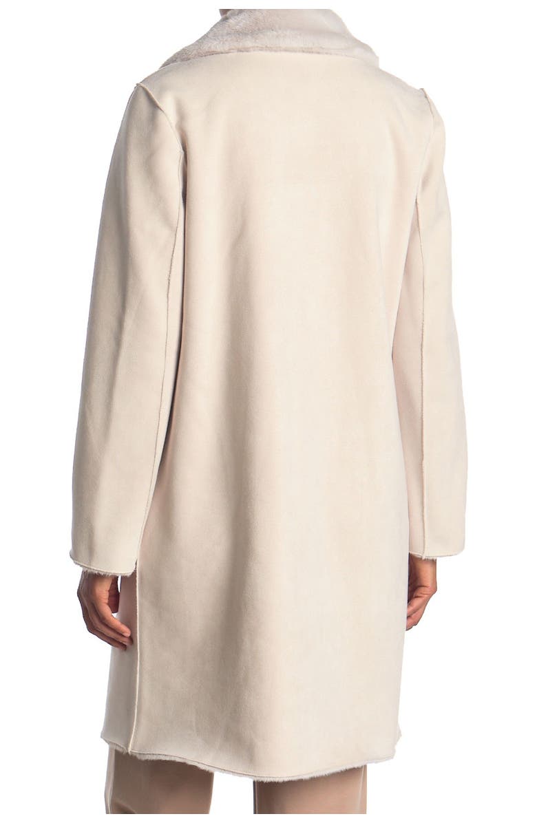 Lauren Ralph Lauren Reversible Faux Shearling Long Coat, Alternate, color, 