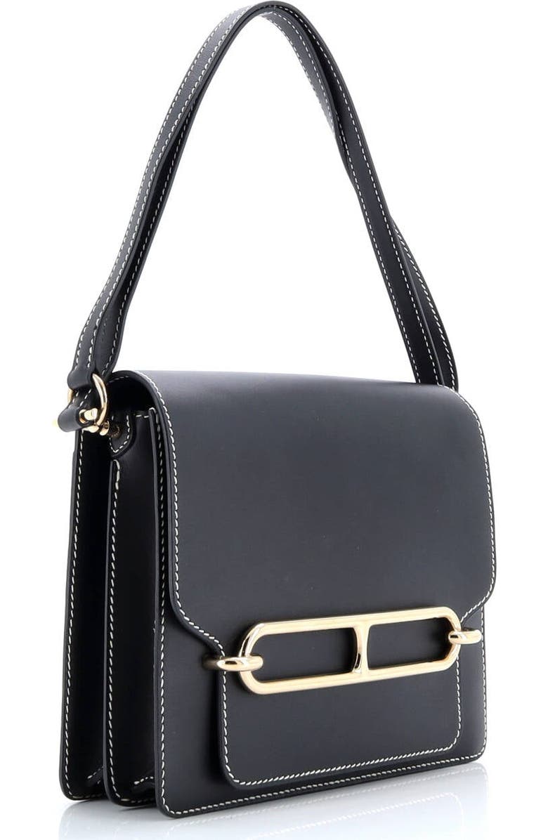 Pre-Owned Hermes Roulis Bag Sombrero 23, Alternate, color, Noir