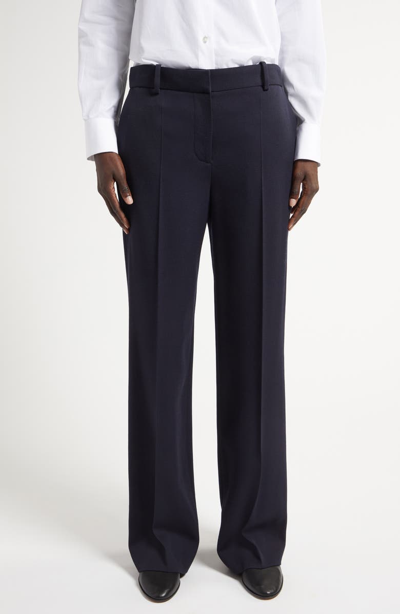 The Row Encore Straight Leg Wool Pants, Main, color, 