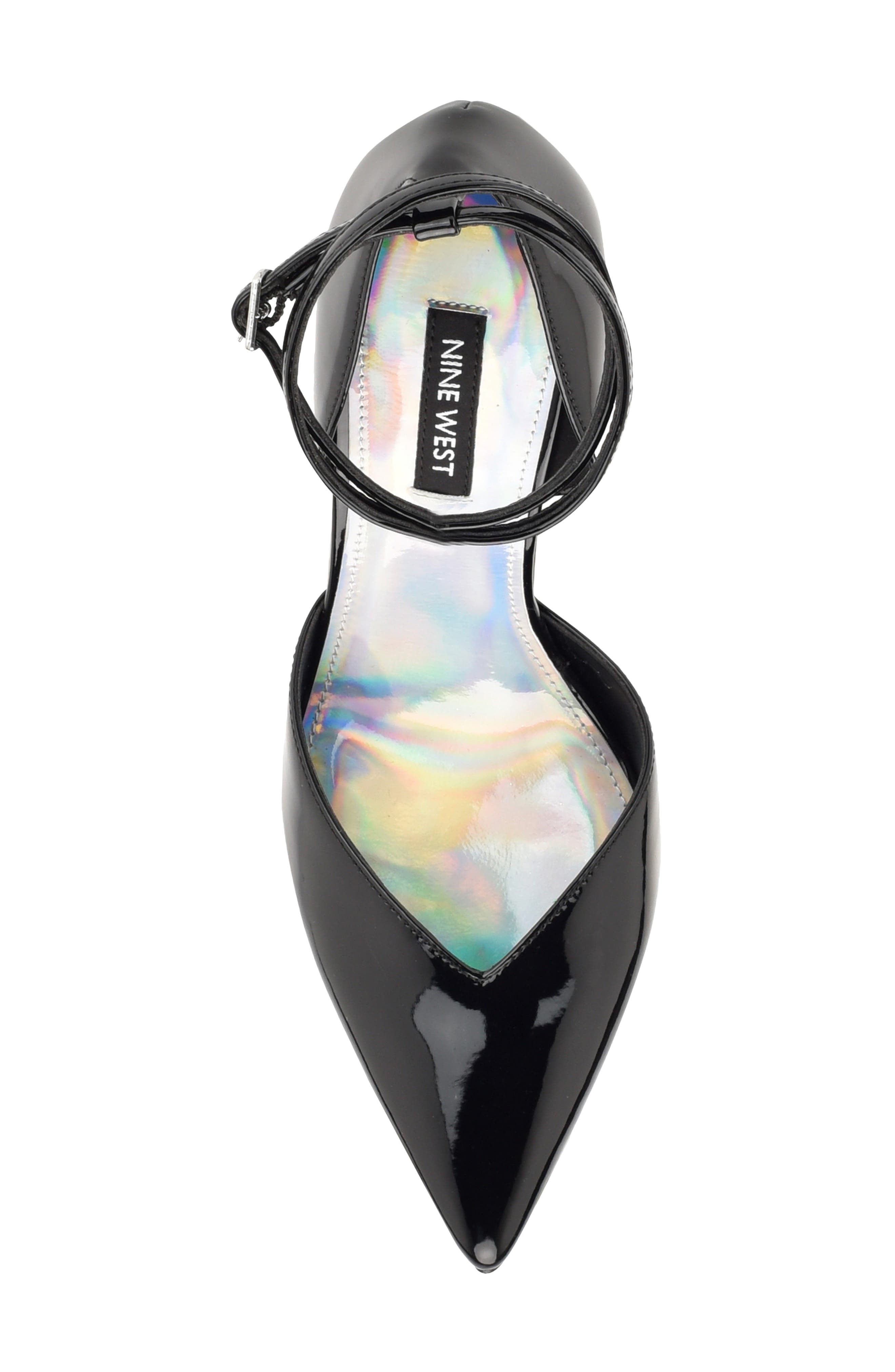 Nine West Frends Ankle Strap Pointed Toe Pump, Alternate, color, 