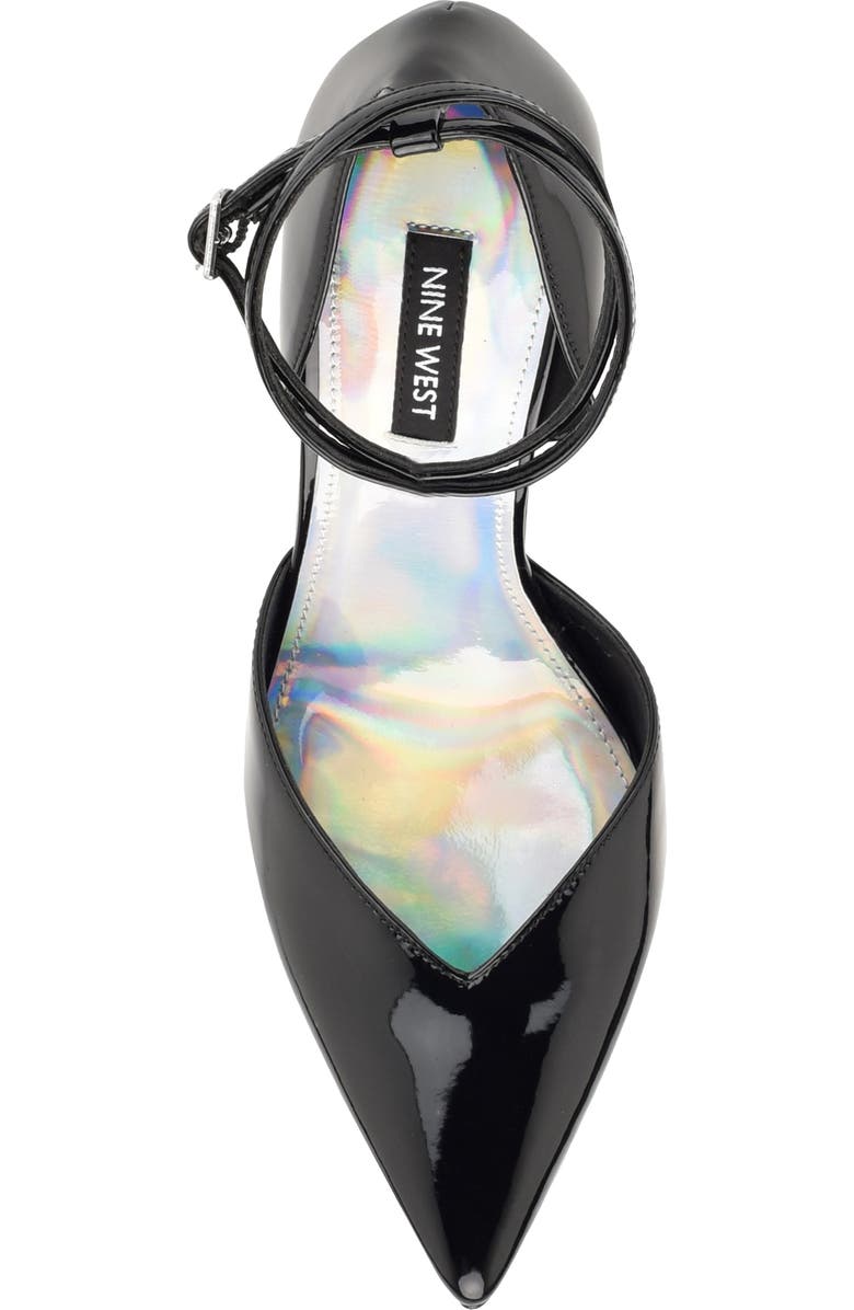 Nine West Frends Ankle Strap Pointed Toe Pump, Alternate, color,