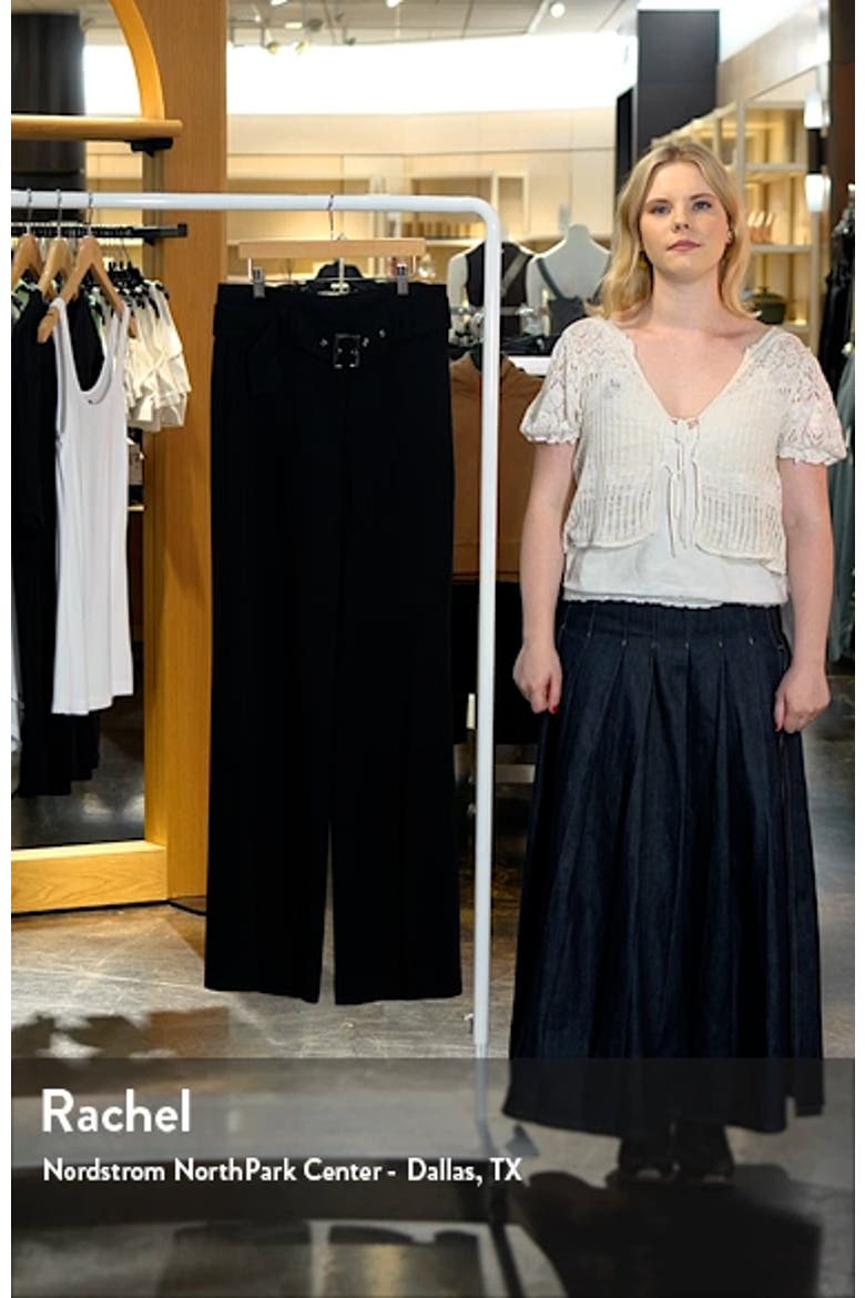 The Diana Belted High Waist Flare Pants video