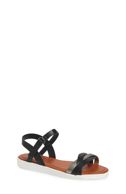 Kids' Metallic Strap Sandal (Toddler, Little Kid & Big Kid)