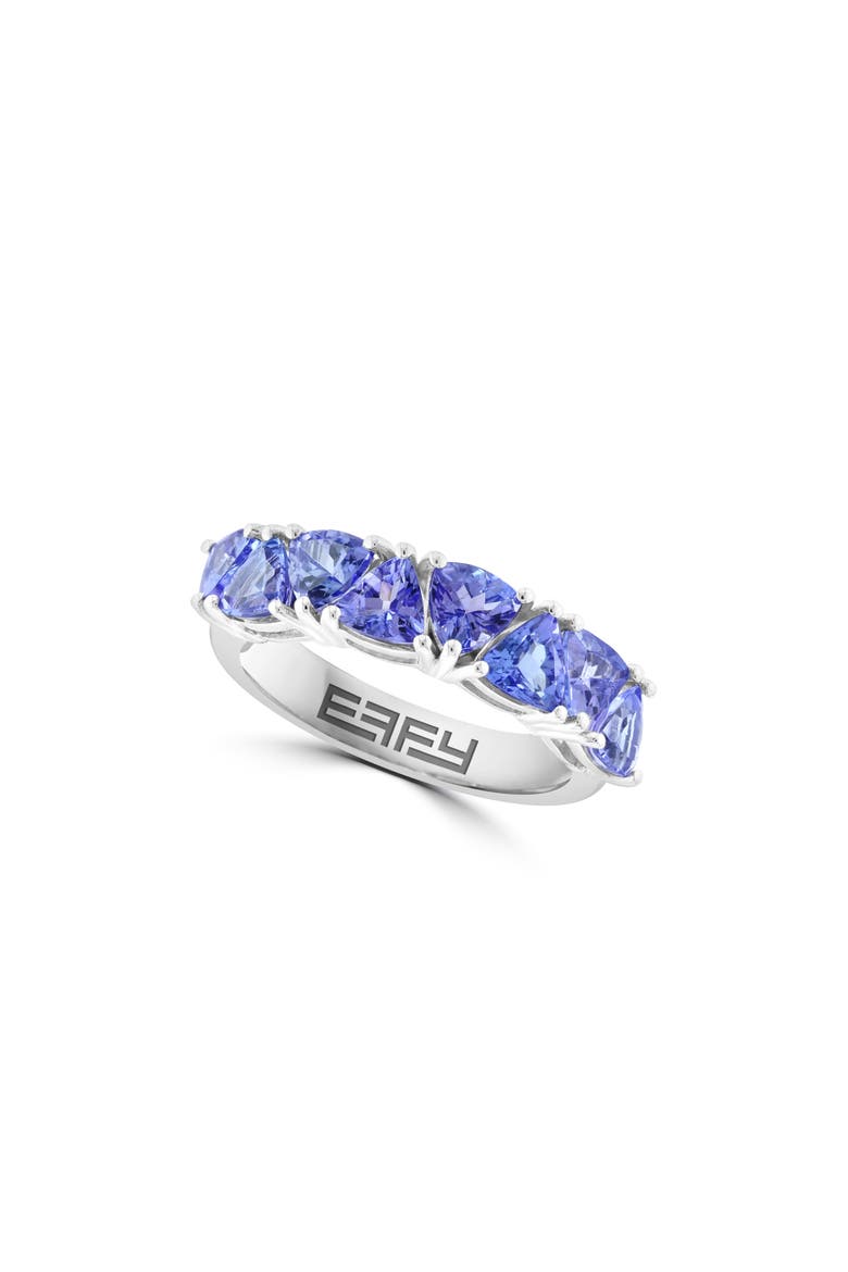 Sterling Silver Tanzanite Band Ring, Main, color, PURPLE