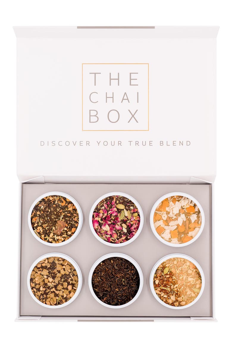 Chai Sampler Gift Set, Main, color, WHITE