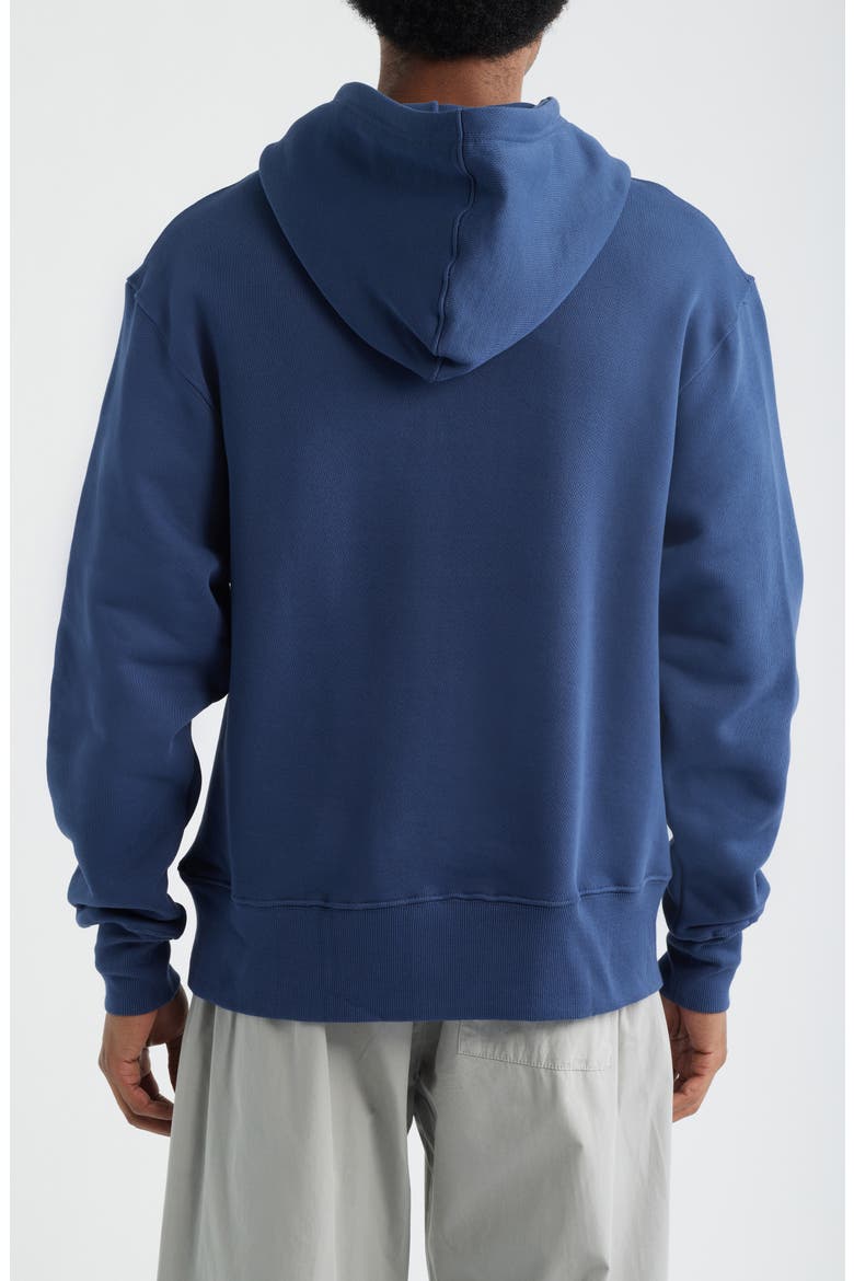 Radish Organic Cotton Hoodie, Alternate, color, NAVY