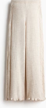 H&M Pointelle-knit Trousers