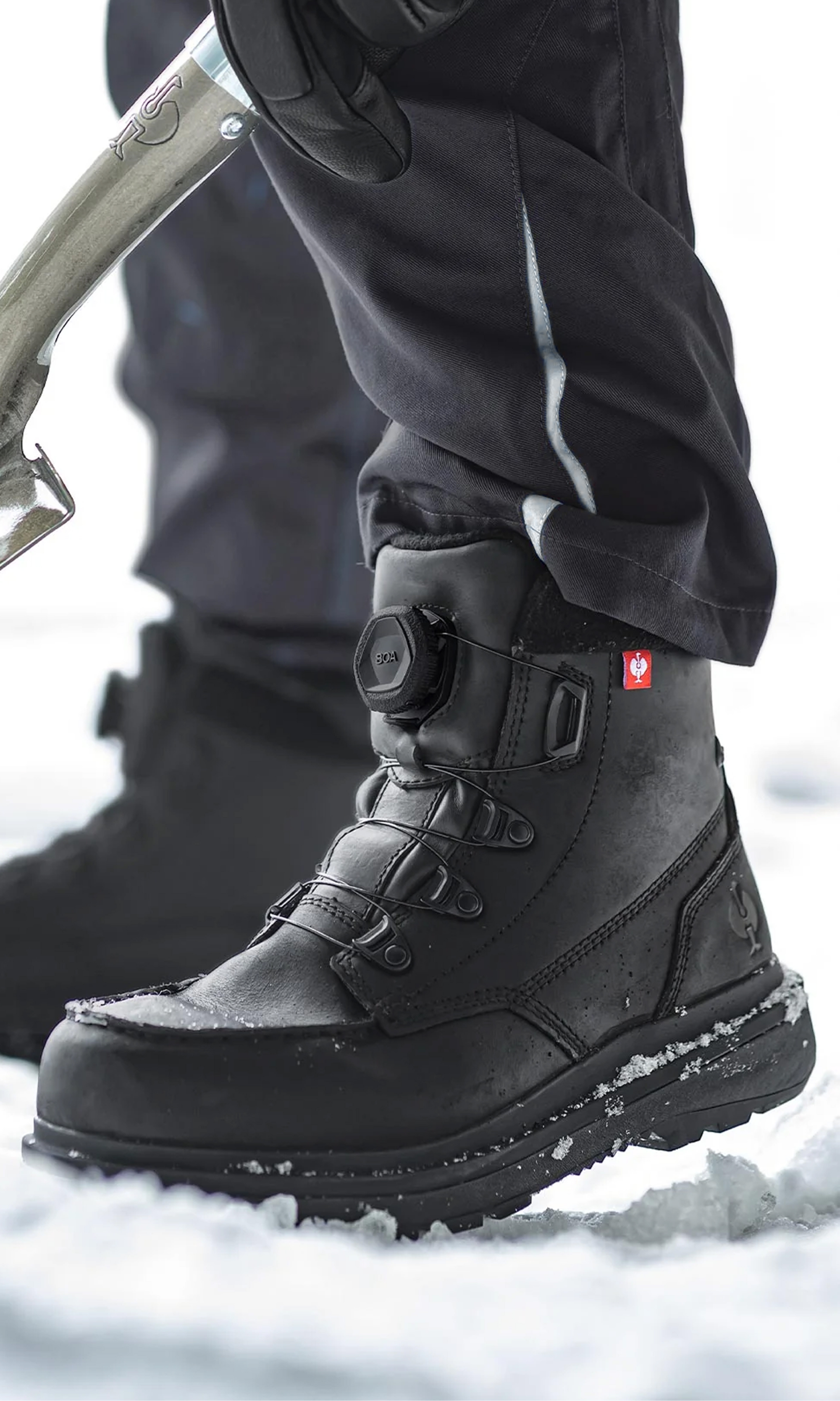 Woodside 6" Steel Toe Work Boot, Alternate, color, Black