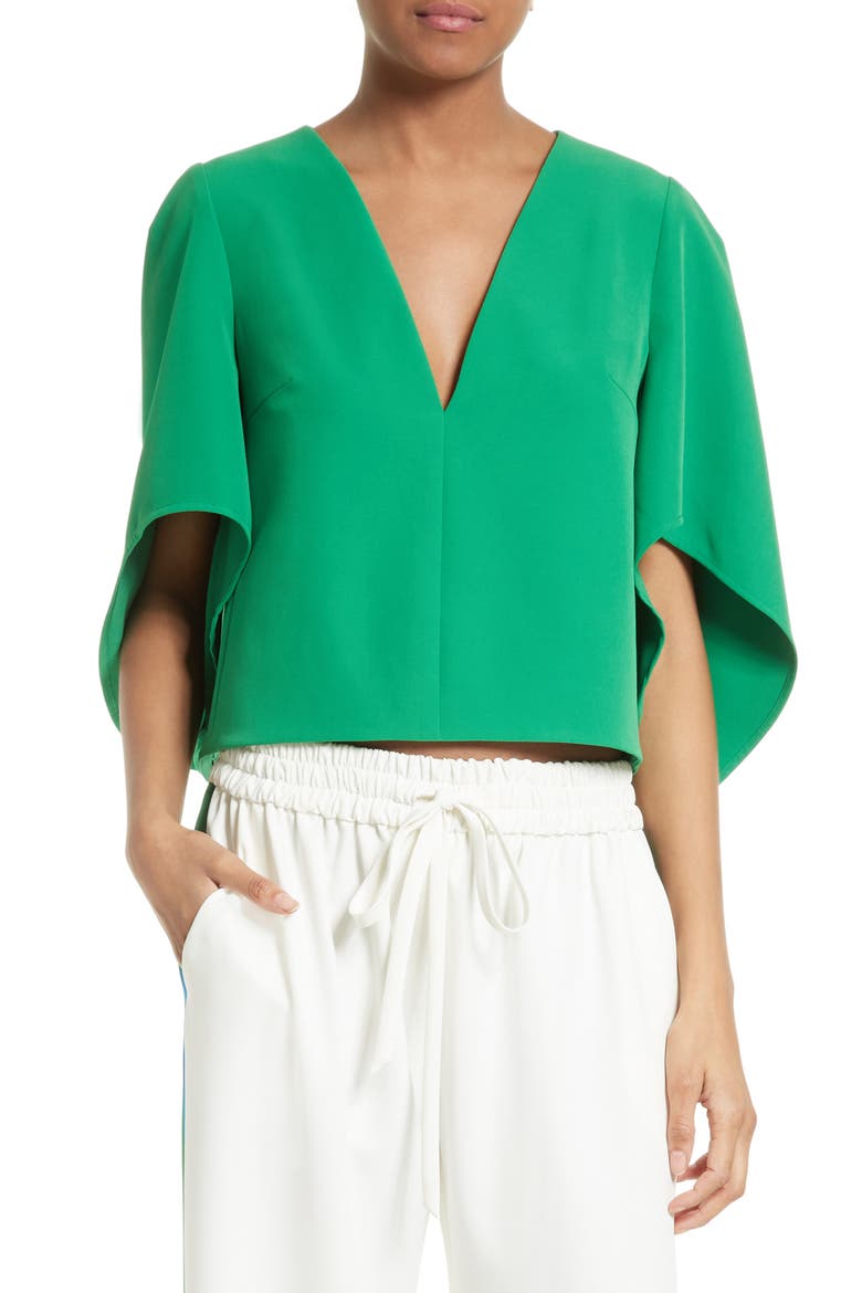 Beetle Italian Cady Top, Main, color, EMERALD