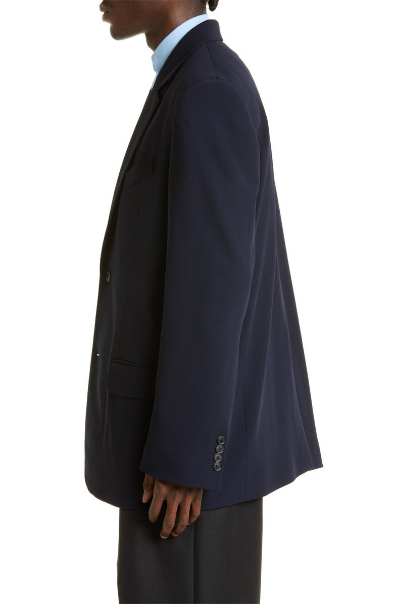 Balenciaga Gender Inclusive Stretch Wool Twill Jacket, Alternate, color, 