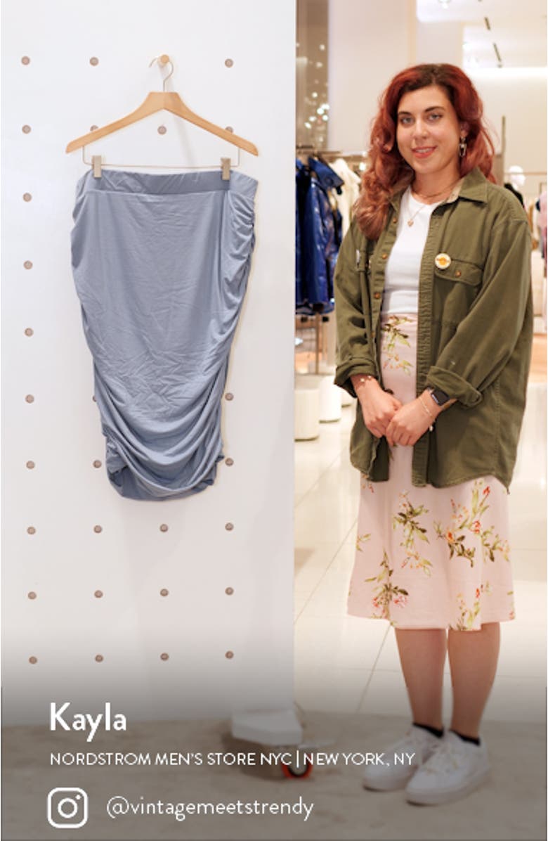 Ruched Pencil Skirt, sales video thumbnail