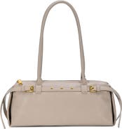 Rachel Zoe Belt Front Faux Leather Baguette Shoulder Bag