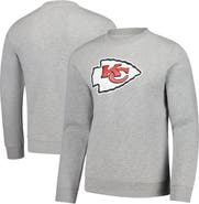FANATICS Men's Fanatics  Gray Kansas City Chiefs Fleece Pullover Sweatshirt
