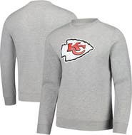 FANATICS Men's Fanatics  Gray Kansas City Chiefs Fleece Pullover Sweatshirt