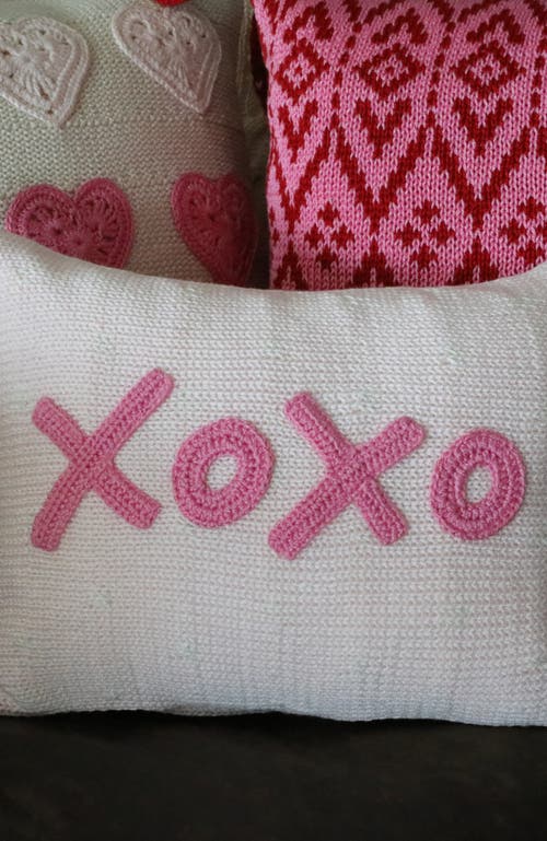 Melange Collection Valentine Mini Pillow In Pink