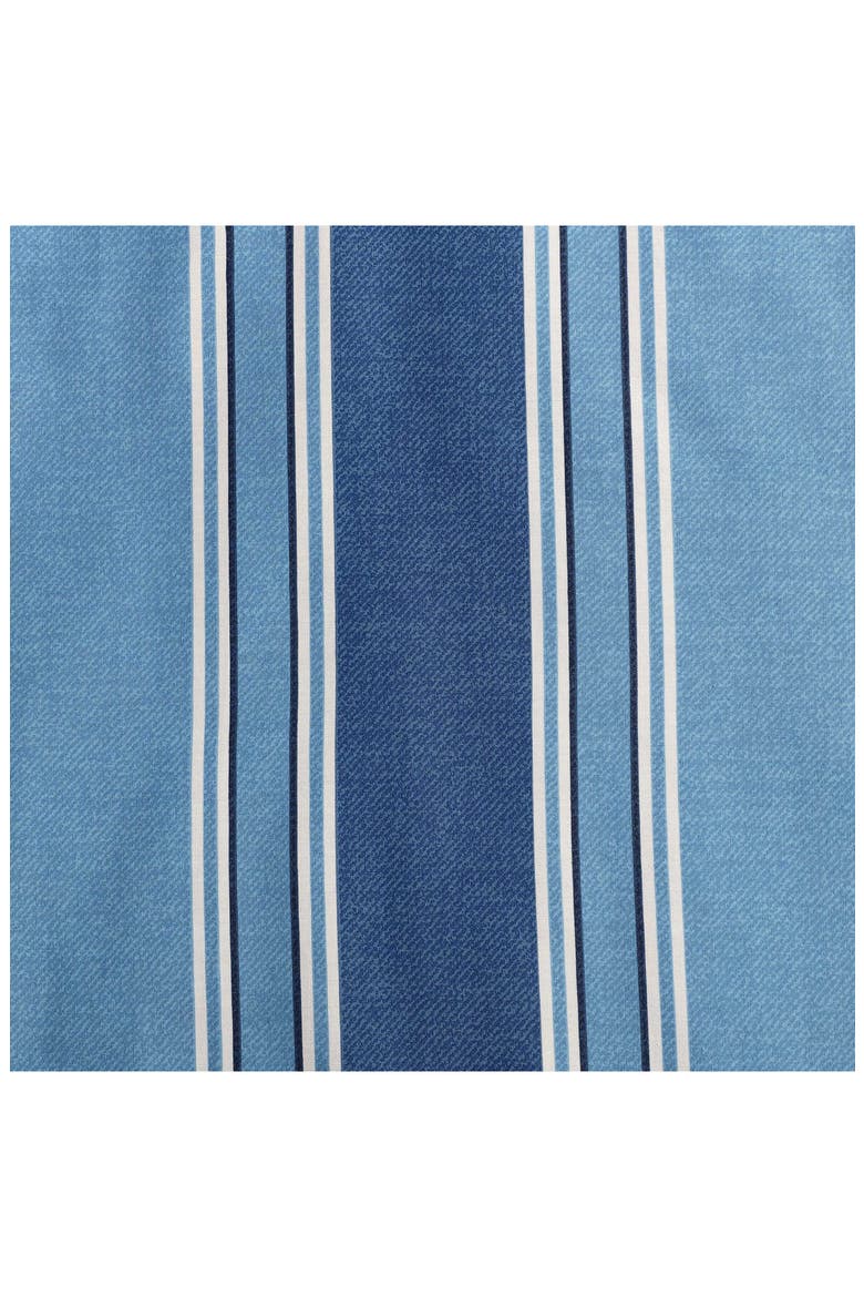 Gilpin Pinstripe Cotton Comforter, Alternate, color, MEDIUM / DARK BLUE