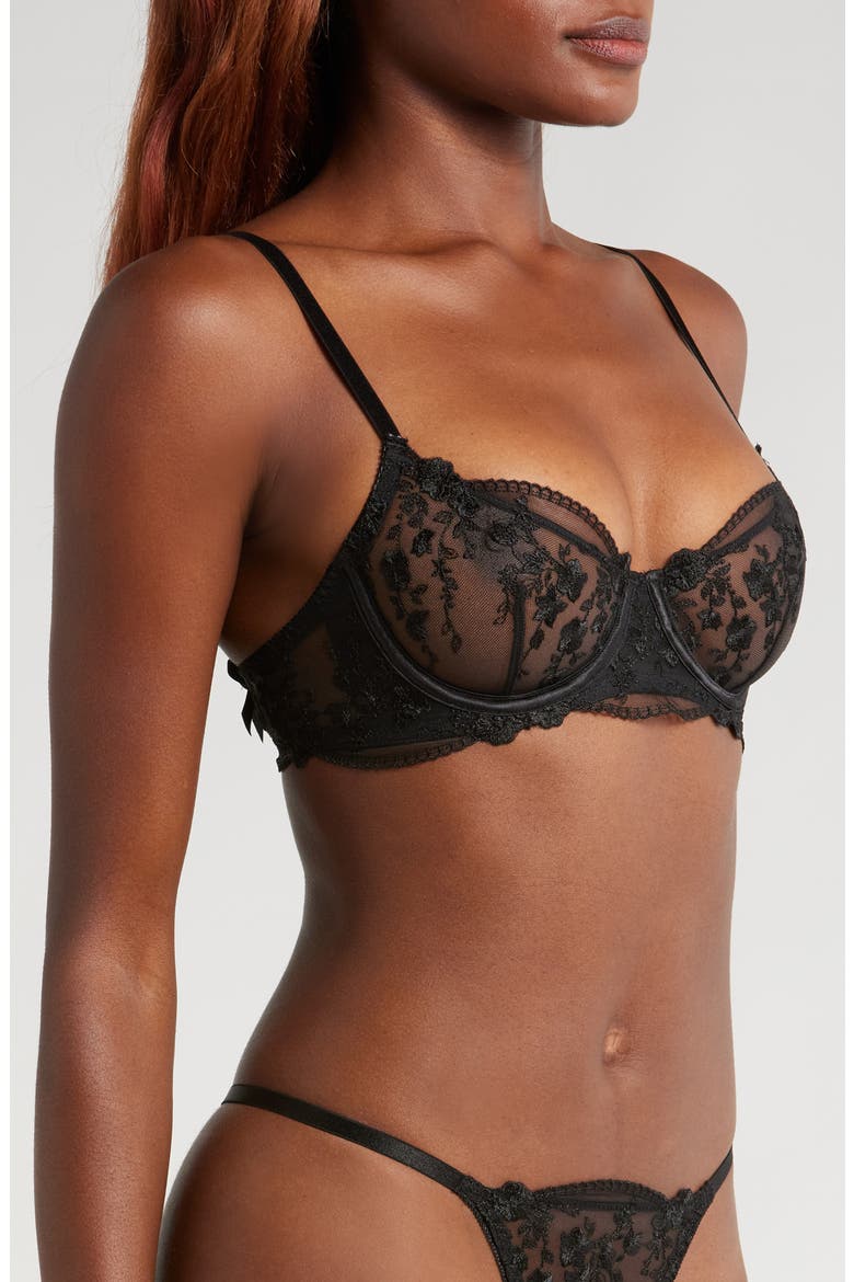 Sofia Underwire Bra, Alternate, color, BLACK