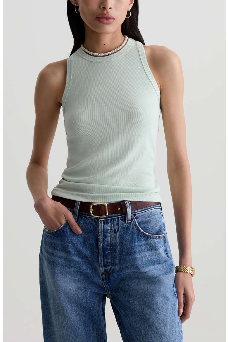 Michelle Racerback Tank, Main, color, SUMMER VINE