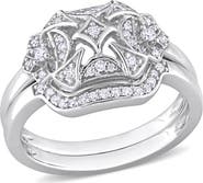 Julianna B. Diamond Vintage Bridal Ring Set