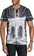 Brooklyn Brigade Slim Fit Brooklyn Bridge Crew T-Shirt