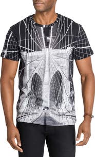 Brooklyn Brigade Slim Fit Brooklyn Bridge Crew T-Shirt