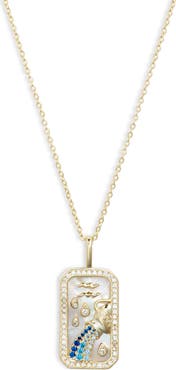 Melinda Maria Zodiac Pendant Necklace