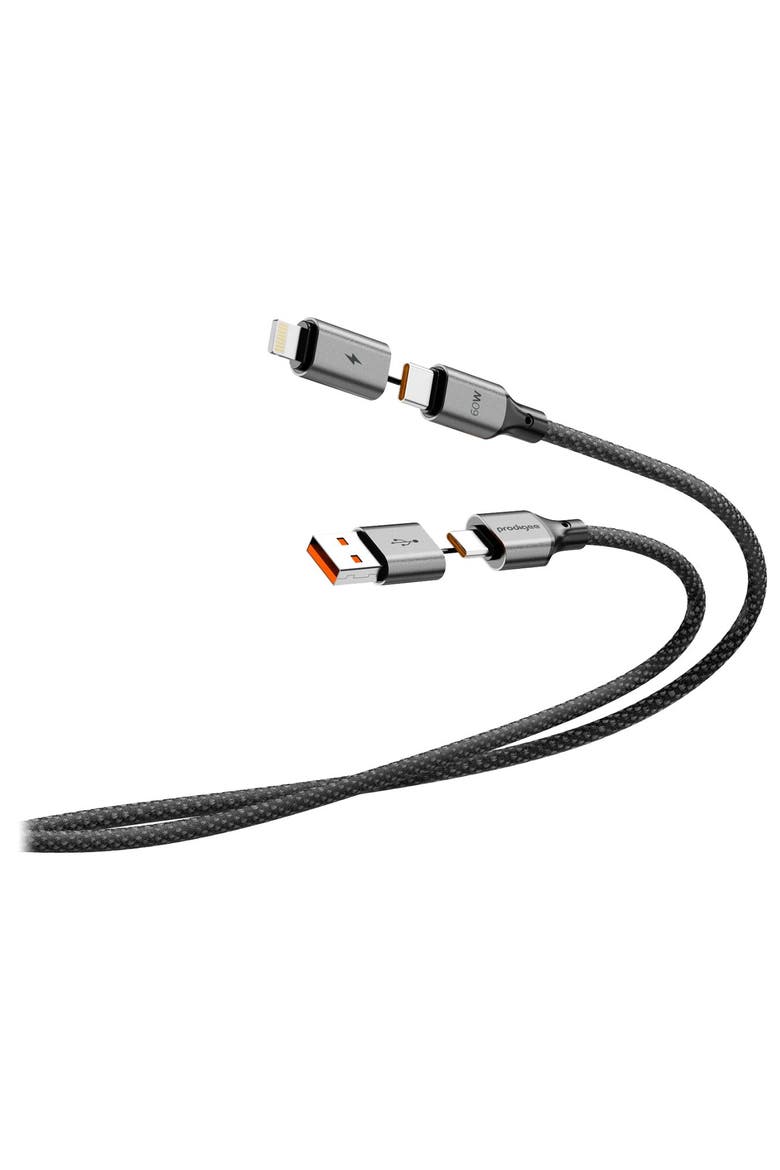Energee 4-in-1 Flex Cable 60W, Alternate, color, Black