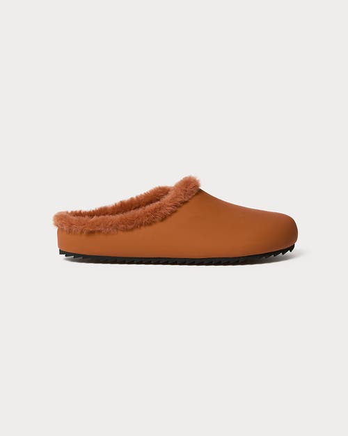 Weworewhat Vegan Leather Clog In Camel