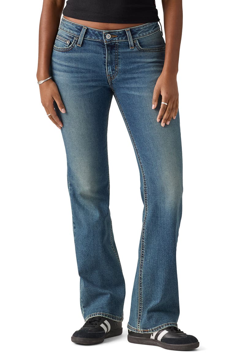 Superlow Bootcut Jeans, Main, color, SHOW ON THE ROAD BLING