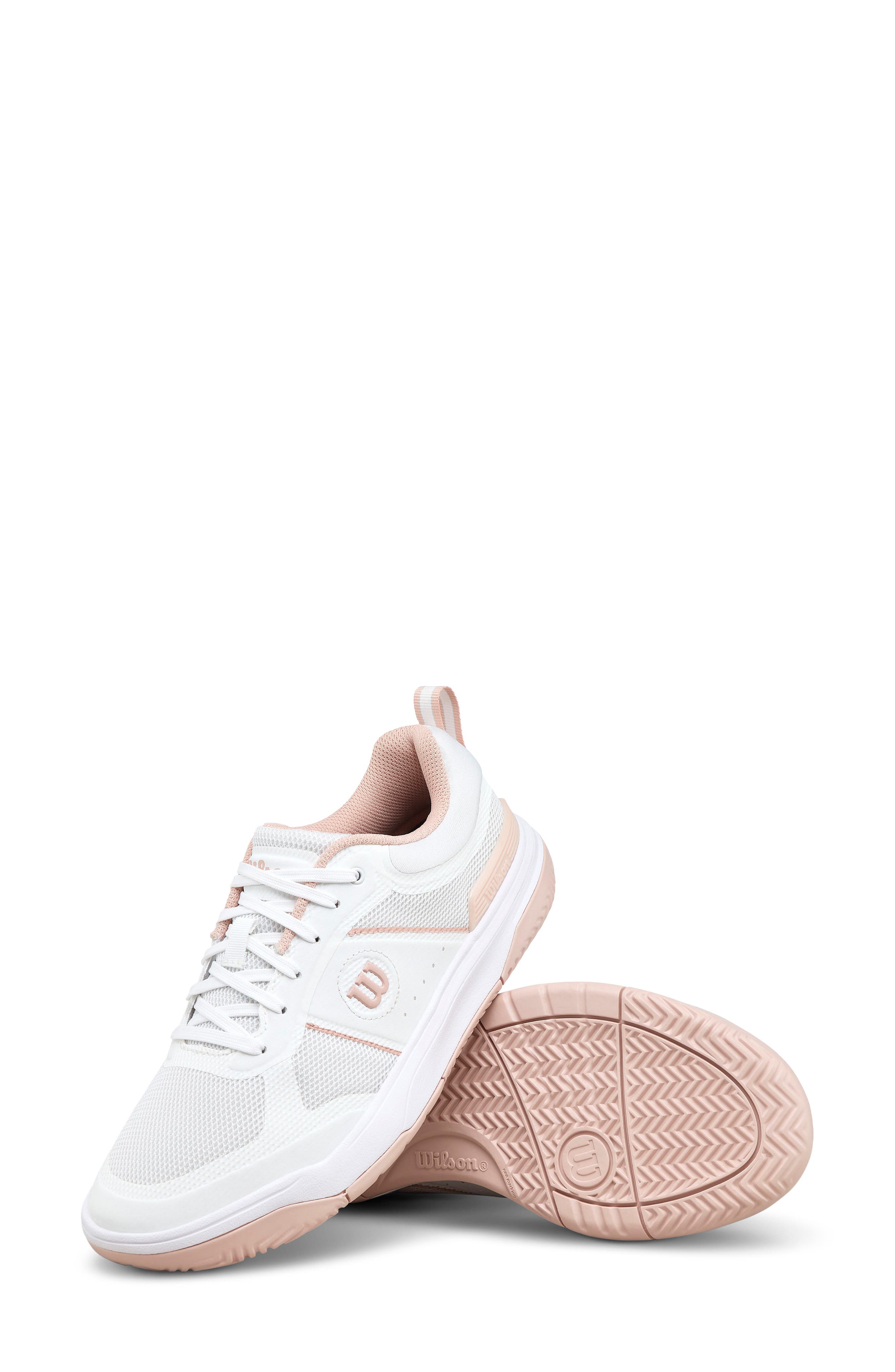 Pickle Pro Pickleball Sneaker, Alternate, color, CLEAR WHITE / CAMEO ROSE
