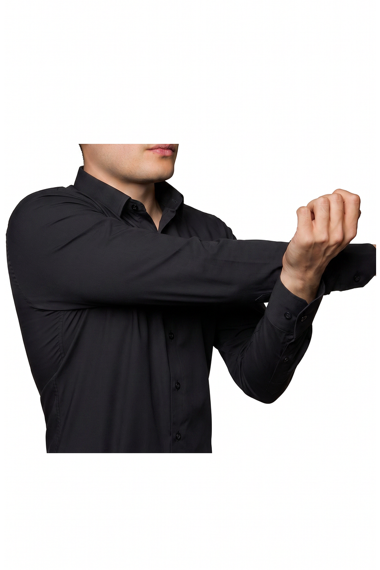 Venture Tech Dress Shirt - Classic Fit, Alternate, color, Black