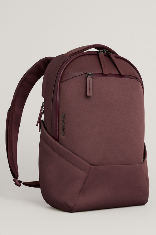 Troubadour Apex Compact Backpack 4.0 In Burgundy