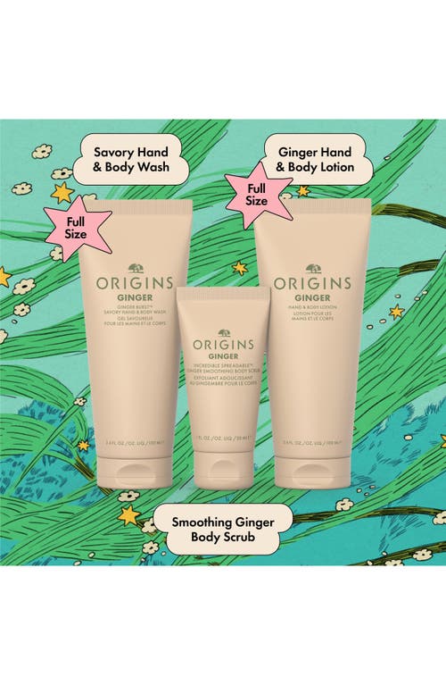Origins Ginger Mini Skin Care Set $28 Value In Transparent